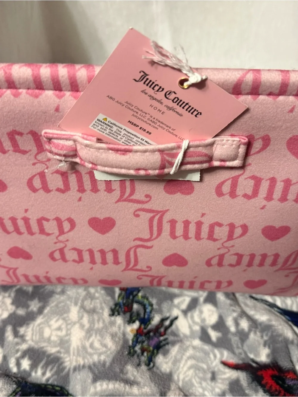 Juicy Couture Pink Heart Basket
